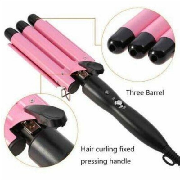 Triple rod hair curling iron - Picture 5 of 8
